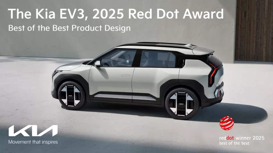 Το Kia EV3 κατακτά τον τίτλο “Best of the Best” στα Red Dot Awards 2025