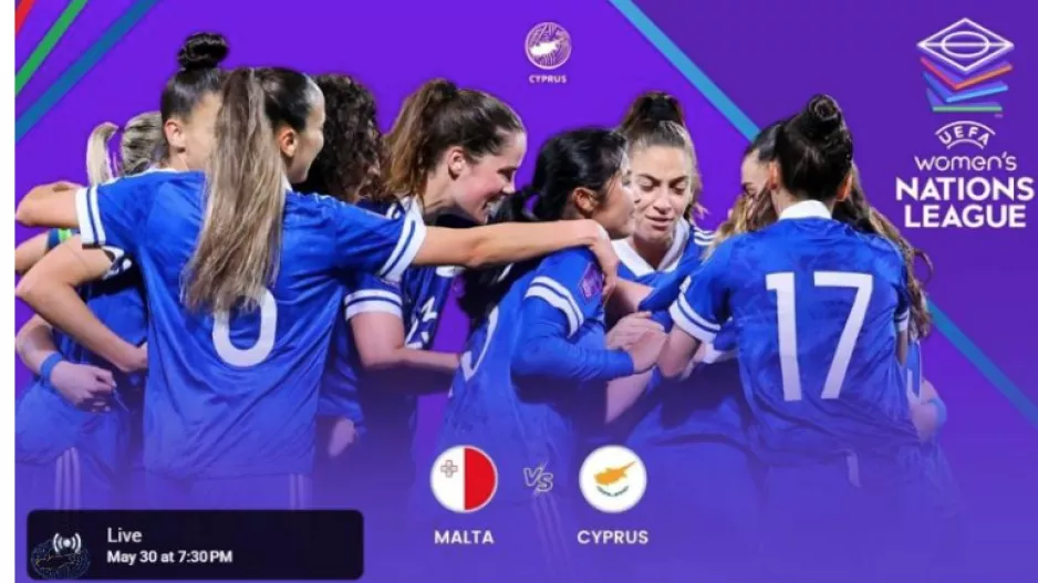 Δείτε ζωντανά τον αγώνα της Εθνικής Γυναικών στη Μάλτα!