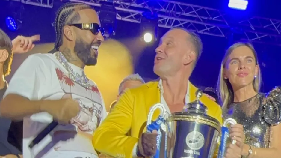 O French Montana... συνεχάρη την Πάφο!