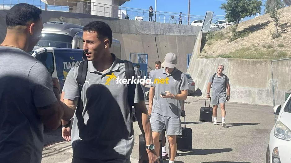 (Φώτος kerkida) Η άφιξη των πρωταθλητών