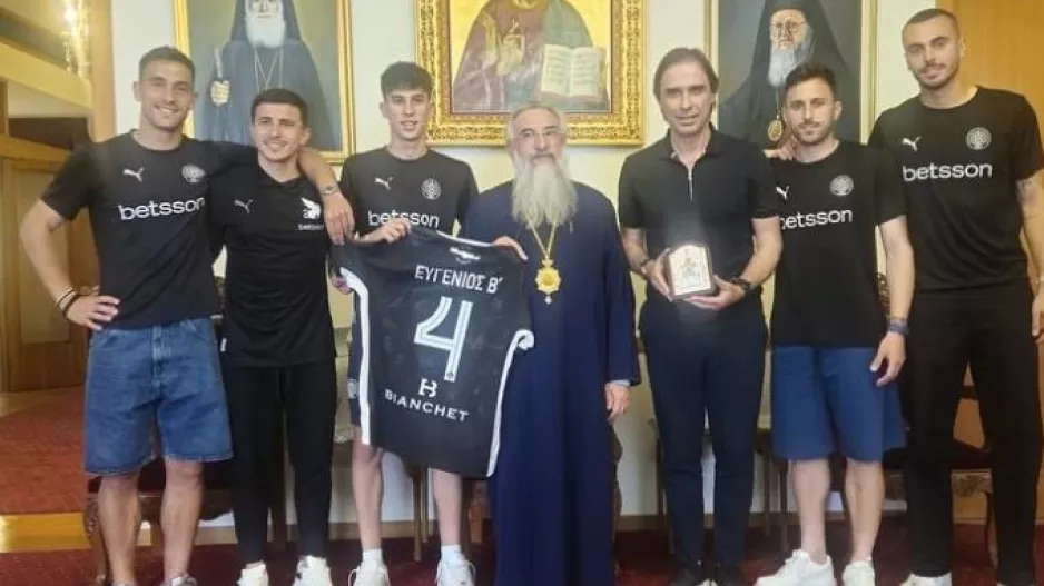 Έδωσε την ευχή του στον ΟΦΗ για τον τελικό ο Αρχιεπίσκοπος Κρήτης