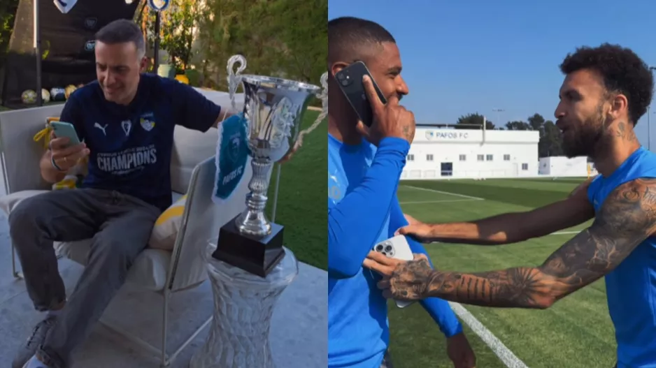ΕΠΙΚΟ βίντεο από την Πάφος FC: "Shakira; Rihanna; Σάκης Ρουβάς!"