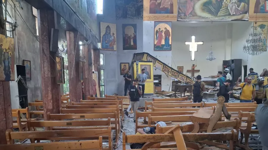 Συρία: Τουλάχιστον 15 νεκροί σε επίθεση αυτοκτονίας σε ορθόδοξη εκκλησία στη Δαμασκό