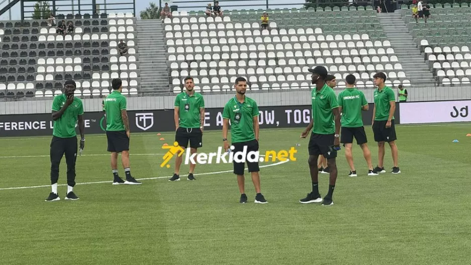 Φώτος kerkida/Έφθασε στο γήπεδο η Ομόνοια