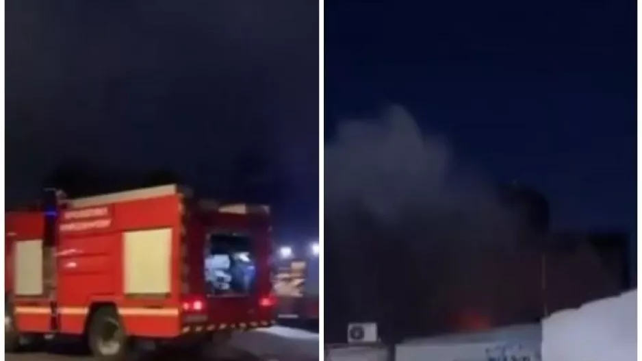 Φωτιά στο Λανίτειο/ΒΙΝΤΕΟ