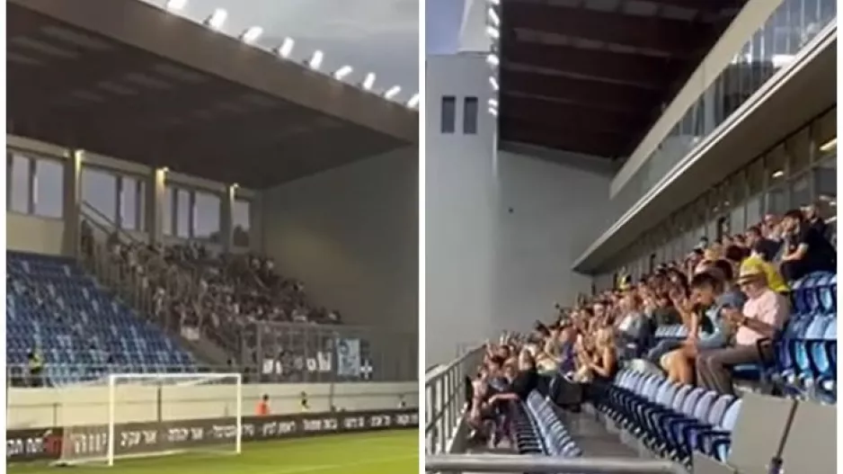 (ΒΙΝΤΕΟ) Σκηνικό...στις κερκίδες στο Μακάμπι-Πάφος