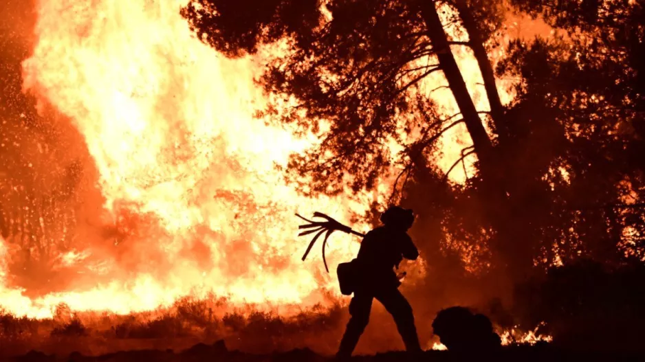 ΒΙΝΤΕΟ/Μια ανάσα από σπίτια οι φλόγες στον Ωρωπό – Ανεξέλεγκτη η μεγάλη φωτιά