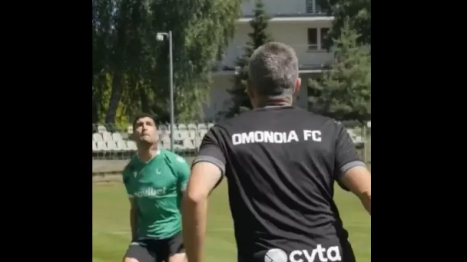 "Πράσινα" πλάνα από την προπόνηση (βίντεο)