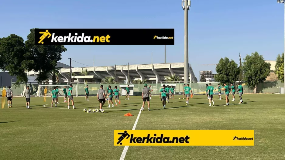 (Bίντεο-Φώτος Kerkida) H προπόνηση της ΑΕΚ ενόψει Παρτιζάν