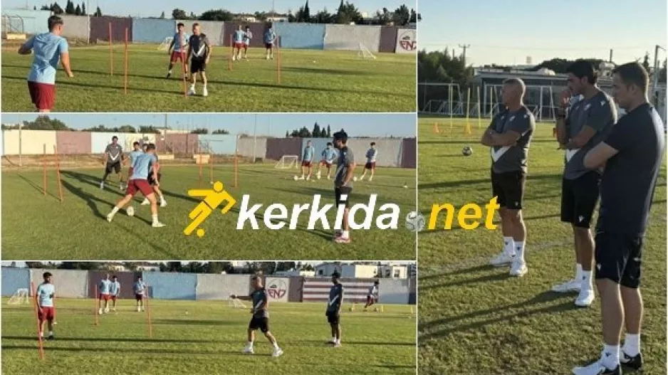 Προπόνησε και... αξιολόγησε τους μικρούς ο Κάναντι (Φώτος Kerkida)