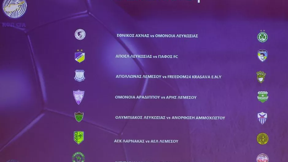 Το πρόγραμμα της 2ης αγωνιστικής