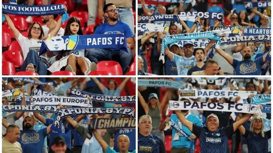 (ΦΩΤΟΣ) Ψηλά τα κασκόλ με περηφάνια!
