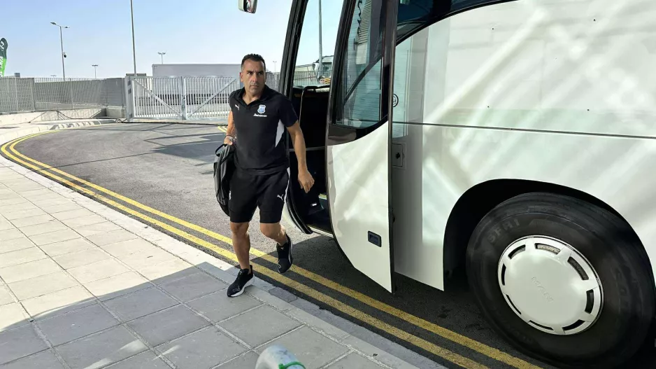 Ο Σωφρόνης μπροστά από τον... φακό μας