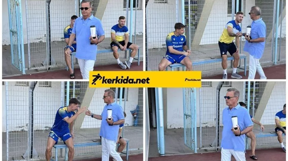 Πρόδρομος με καφέ και...χειραψίες (ΦΩΤΟΣ Kerkida)