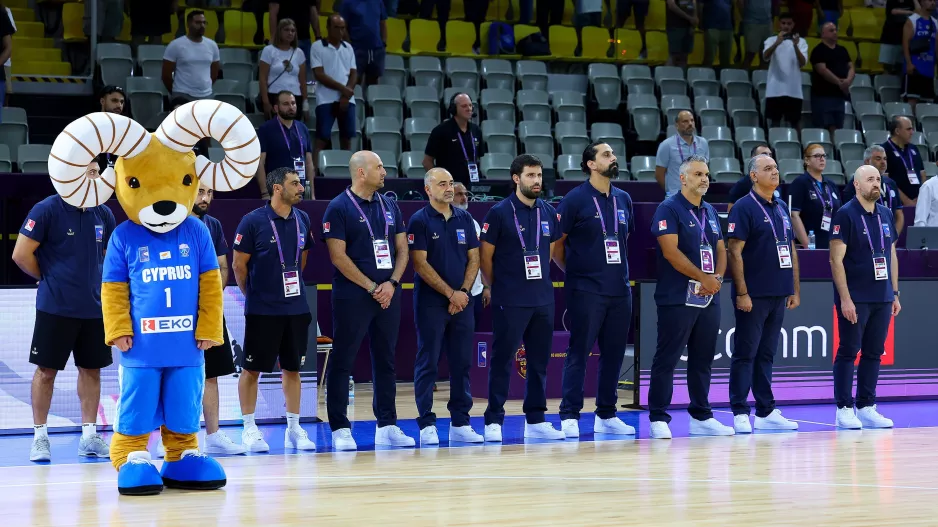 Το προπονητικό τιμ της Εθνικής Κύπρου στο EuroBasket