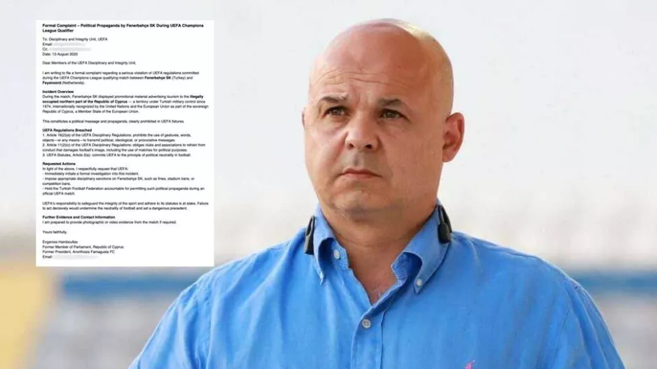 Το... προχώρησε ο Χαμπουλλάς/ Η επιστολή στην ΟΥΕΦΑ κατά της Φενέρ