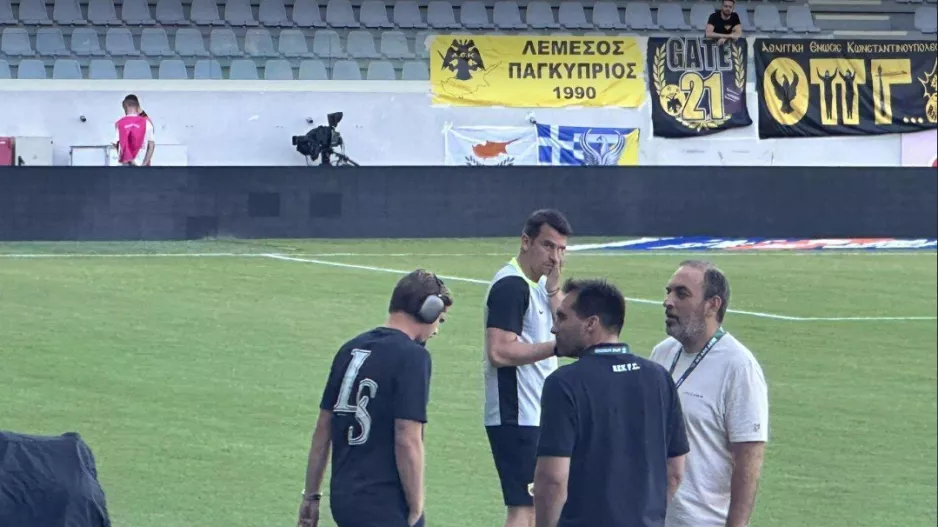 Η ΑΕΚ... στο "Άλφαμέγα" (Φώτος)