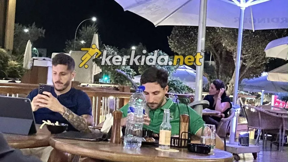 (Φώτο Kerkida) Γιόβετιτς μετά το νέο σόου… μαζί με Σίμιτς στη Λεμεσό