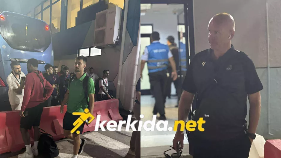 (Βίντεο-Φώτος kerkida) Η αποχώρηση της Ομόνοιας από την "Dalga Arena"