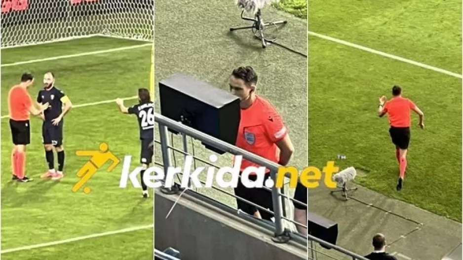 Πέναλτι για την Ντιναμό, on field review και... άκυρο