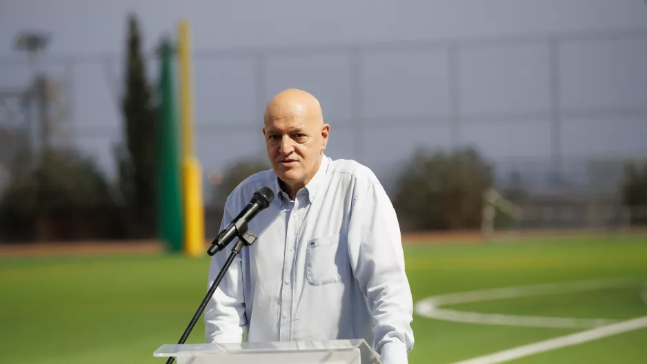 Ο Πρόεδρος του ΚΟΑ εγκαινίασε το Αθλητικό Κέντρο Φούτσαλ στην Αραδίππου