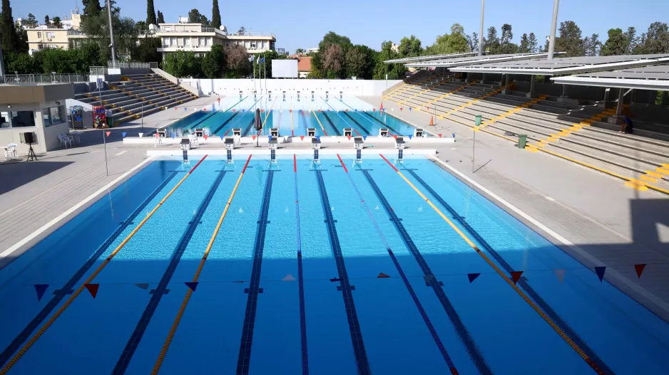 (Φώτος) Εγκαινιάστηκε το αναβαθμισμένο Δημοτικό και Ολυμπιακό Κολυμβητήριο Λευκωσίας
