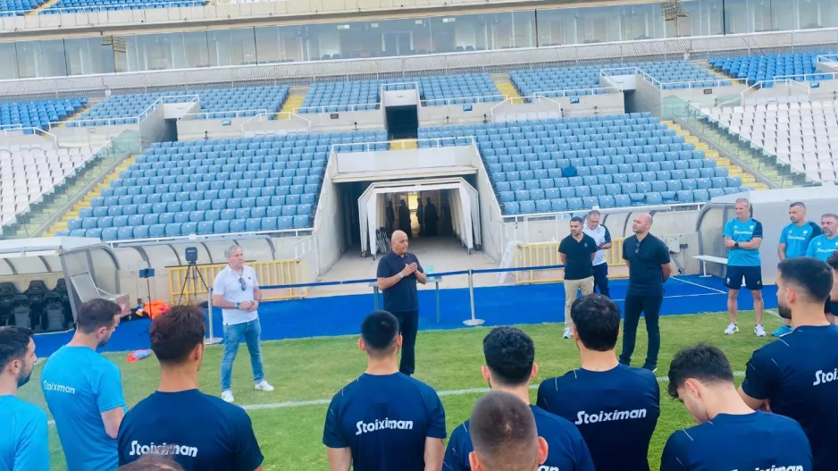 Προπόνηση με... Πρόεδρο (φώτος)