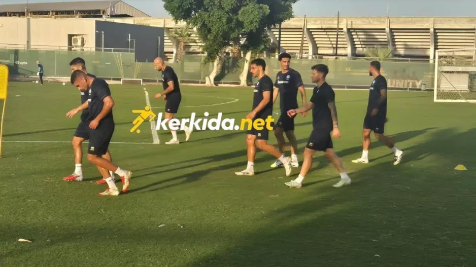 (Φώτος Kerkida) Η προπόνηση της Εθνικής μας 