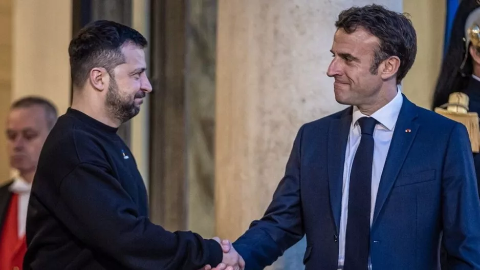 Συνάντηση Ζελένσκι με Μακρόν και ευρωπαίους ηγέτες την Πέμπτη στο Παρίσι