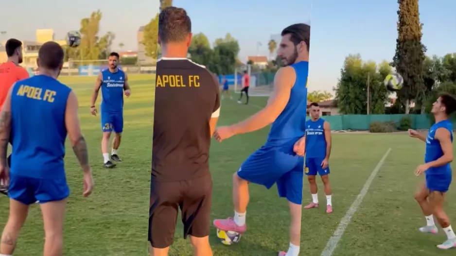 Πλάνα απ' τον Αρχάγγελο ενόψει ντέρμπι