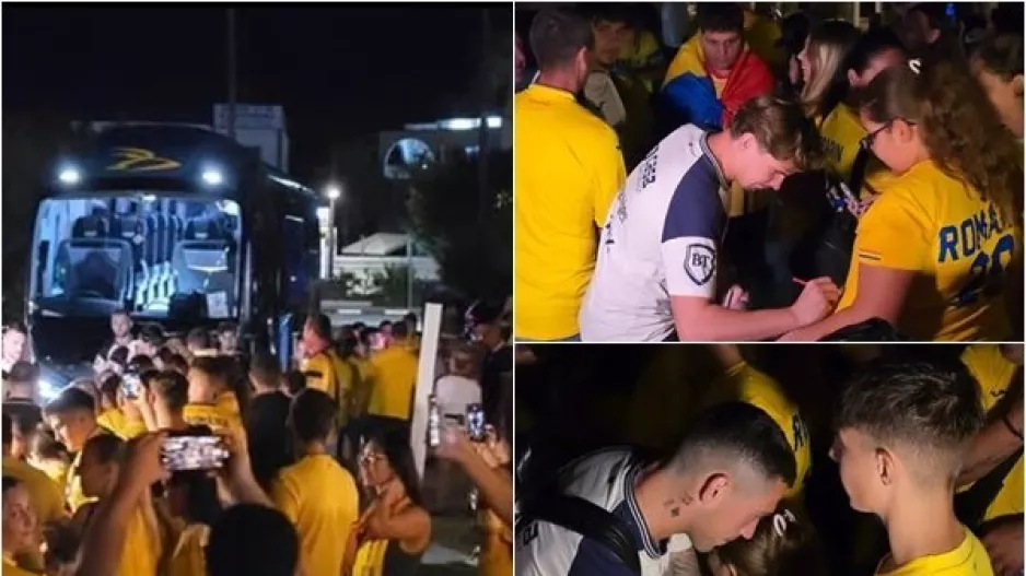 Στην Κύπρο η αποστολή της Ρουμανίας/ Υποδοχή, φωτογραφίες και αυτόγραφα! (Φώτος)