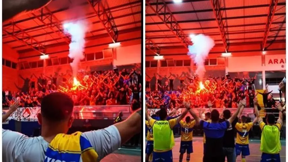 (ΒΙΝΤΕΟ Kerkida) Το "Μελκονιάν" έγινε...Λευκόθεο από τους πορτοκαλί!