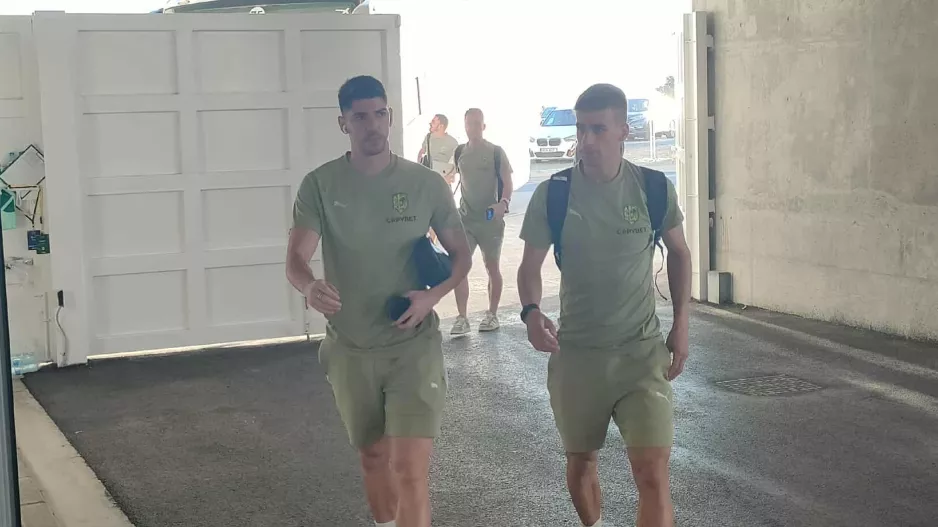 Η άφιξη της ΑΕΚ (Φώτος kerkida)