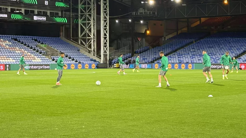 (Φώτος Kerkida) Η προπόνηση της ΑΕΚ στο "Selhurst Park"
