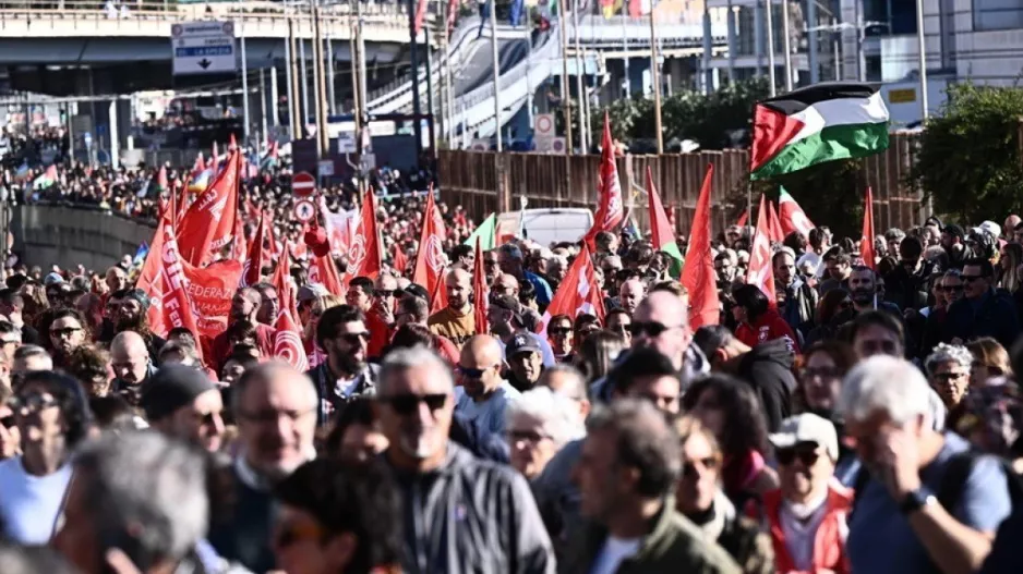 Ιταλία: Γενική απεργία και διαδηλώσεις υπέρ της Γάζας