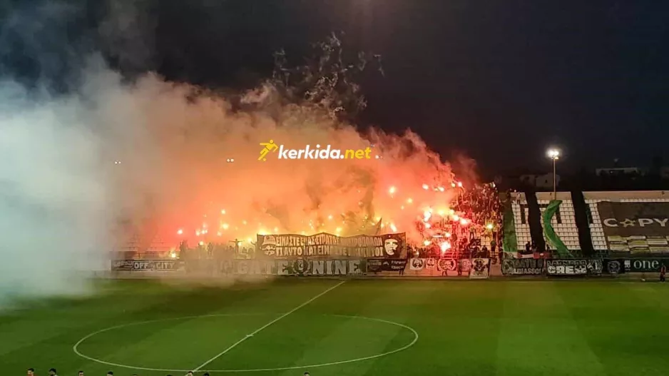 (BINTEΟ/Φώτος Kerkida) Pyro show η Θύρα 9