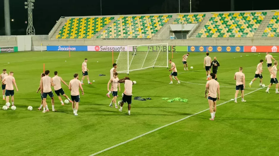 (Βίντεο/Φώτος Kerkida) Η προπόνηση της Aberdeen στο Αρένα