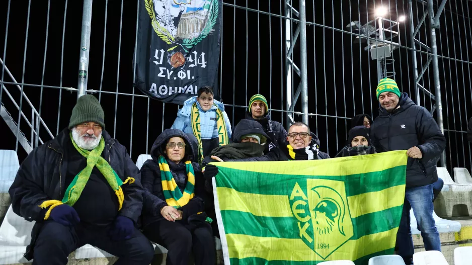 (ΦΩΤΟΣ) Ο κόσμος της ΑΕΚ στο "Stadion HNK Rijeka"