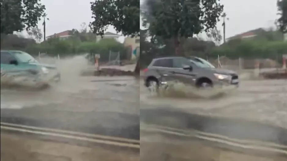 (Βίντεο) Άνοιξαν...οι ουρανοί στη Λευκωσία