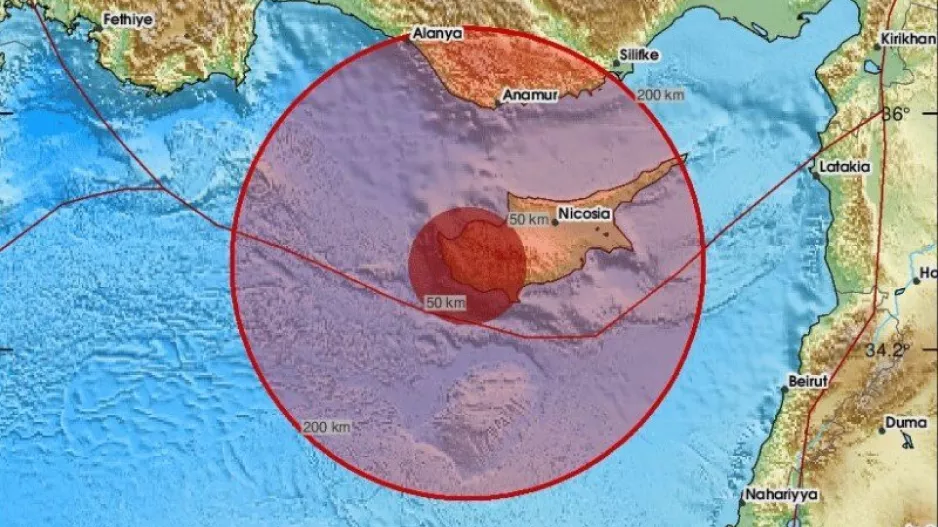 Νέος σεισμός - Πάφος στο επίκεντρο 
