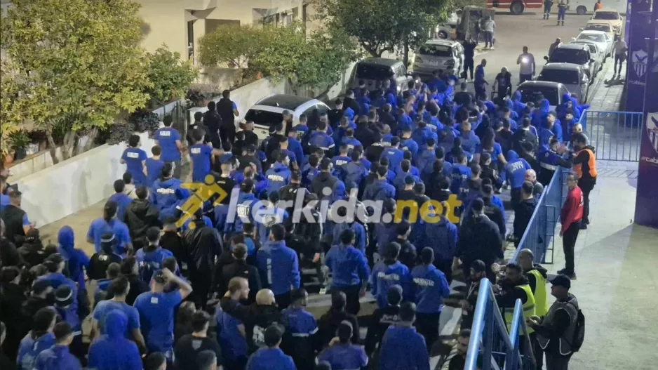 Με πορεία στο γήπεδο οι ΜΑΧΗΤΕΣ (Φώτος Kerkida)