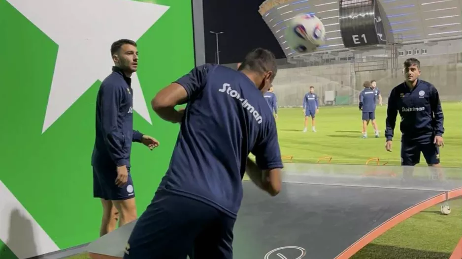 (Βίντεο kerkida) Προπόνηση με teqball