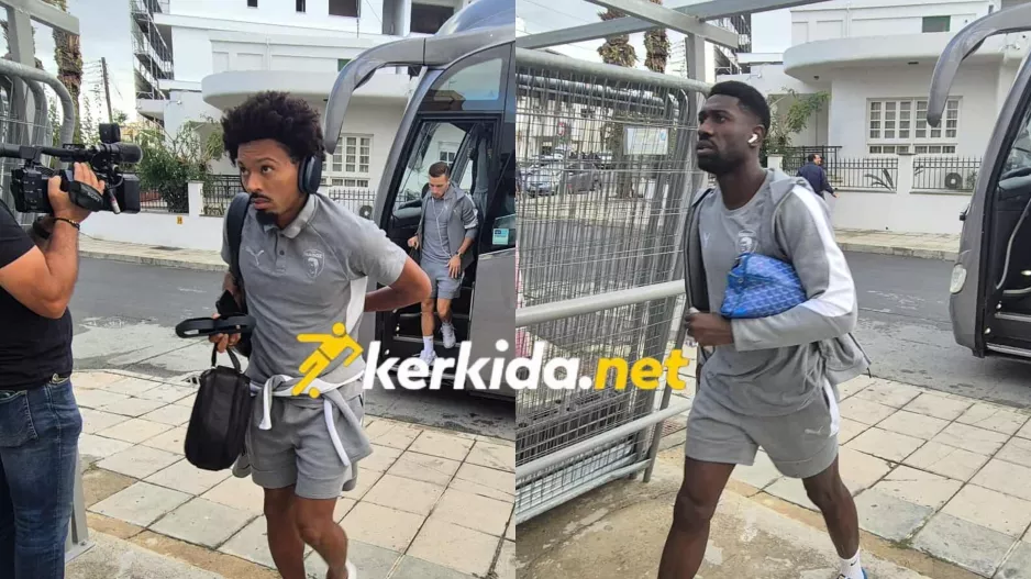 (Φώτος kerkida) Η άφιξη της Πάφος FC