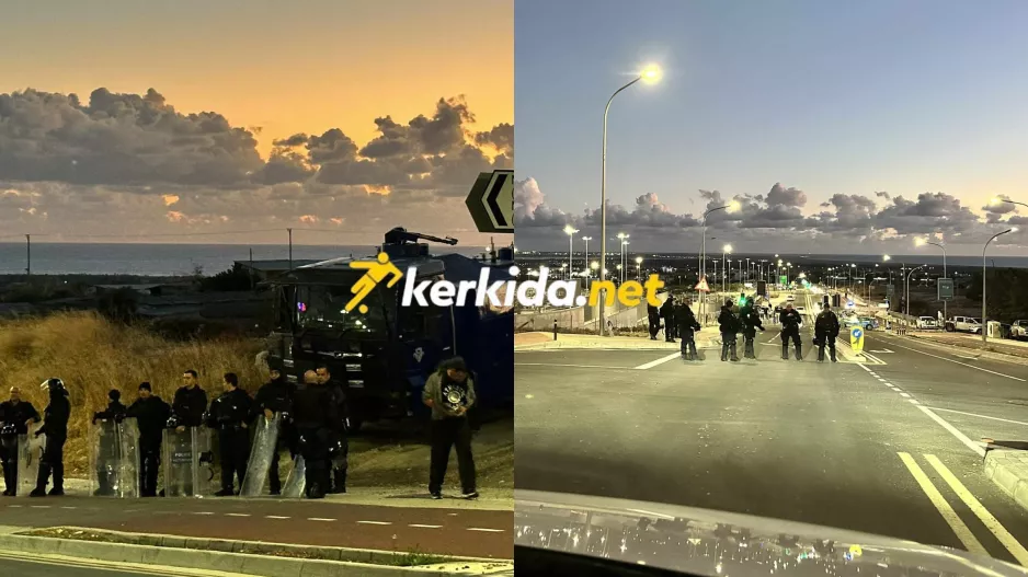 (Φώτος kerkida) Στο πόδι... η Αστυνομία