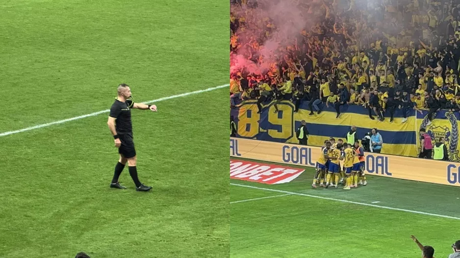 On field review, πέναλτι και μπροστά η ΑΕΛ!