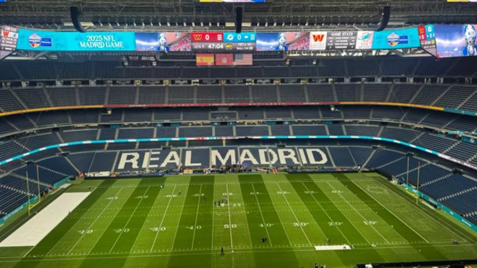 To «Μπερναμπέου» μετατράπηκε σε γήπεδο American football!