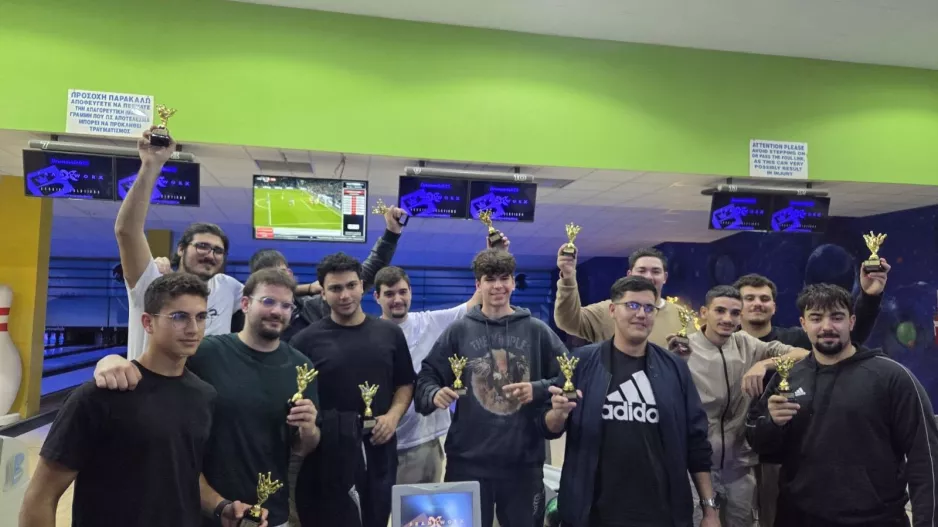Φώτος του τελικού του τουρνουά bowling