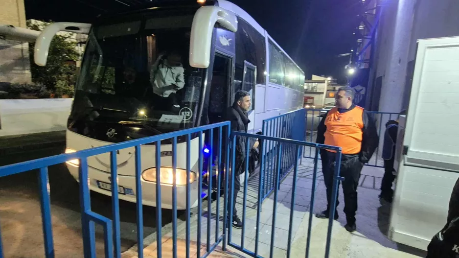 (Φώτος Kerkida) Η άφιξη της Ομόνοιας Αραδίππου
