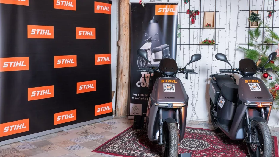 Με απόλυτη επιτυχία ολοκληρώθηκε ο διαγωνισμός της STIHL «Είναι WOW!» με έπαθλα δύο 100% ηλεκτρικά μηχανάκια WOW 775
