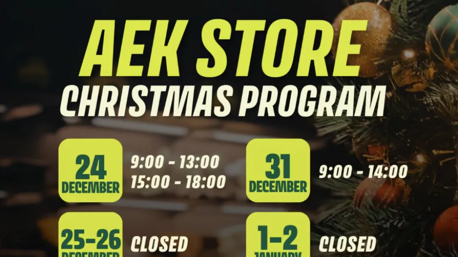 ΑΕΚ store/Xmas Program